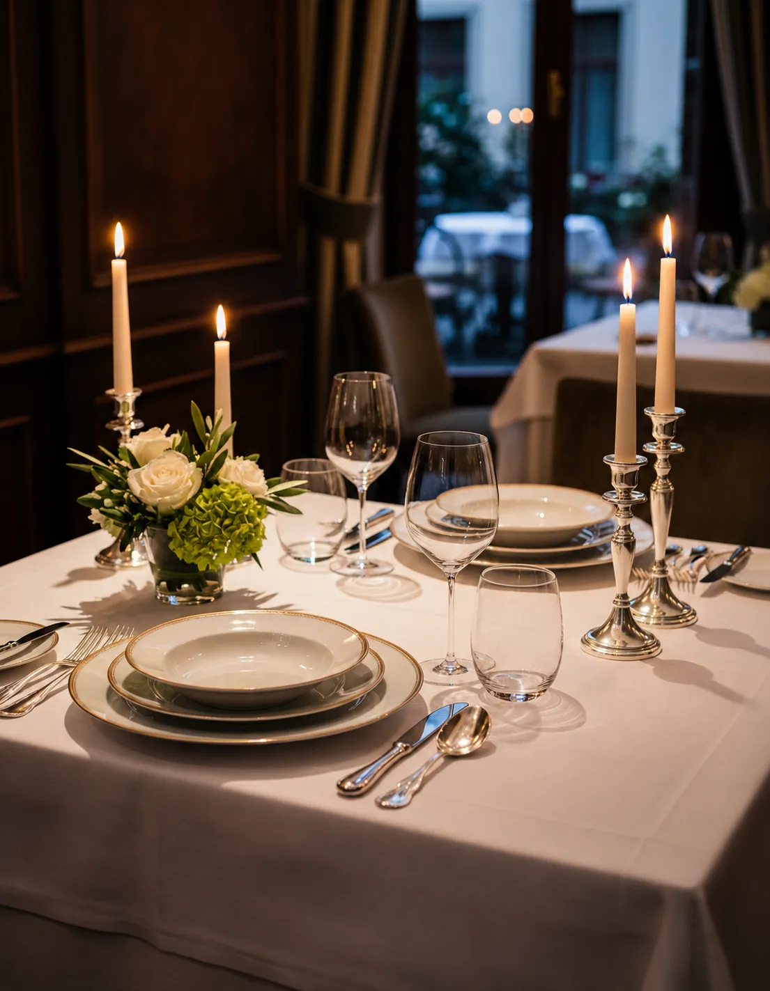 Evening Table Setting