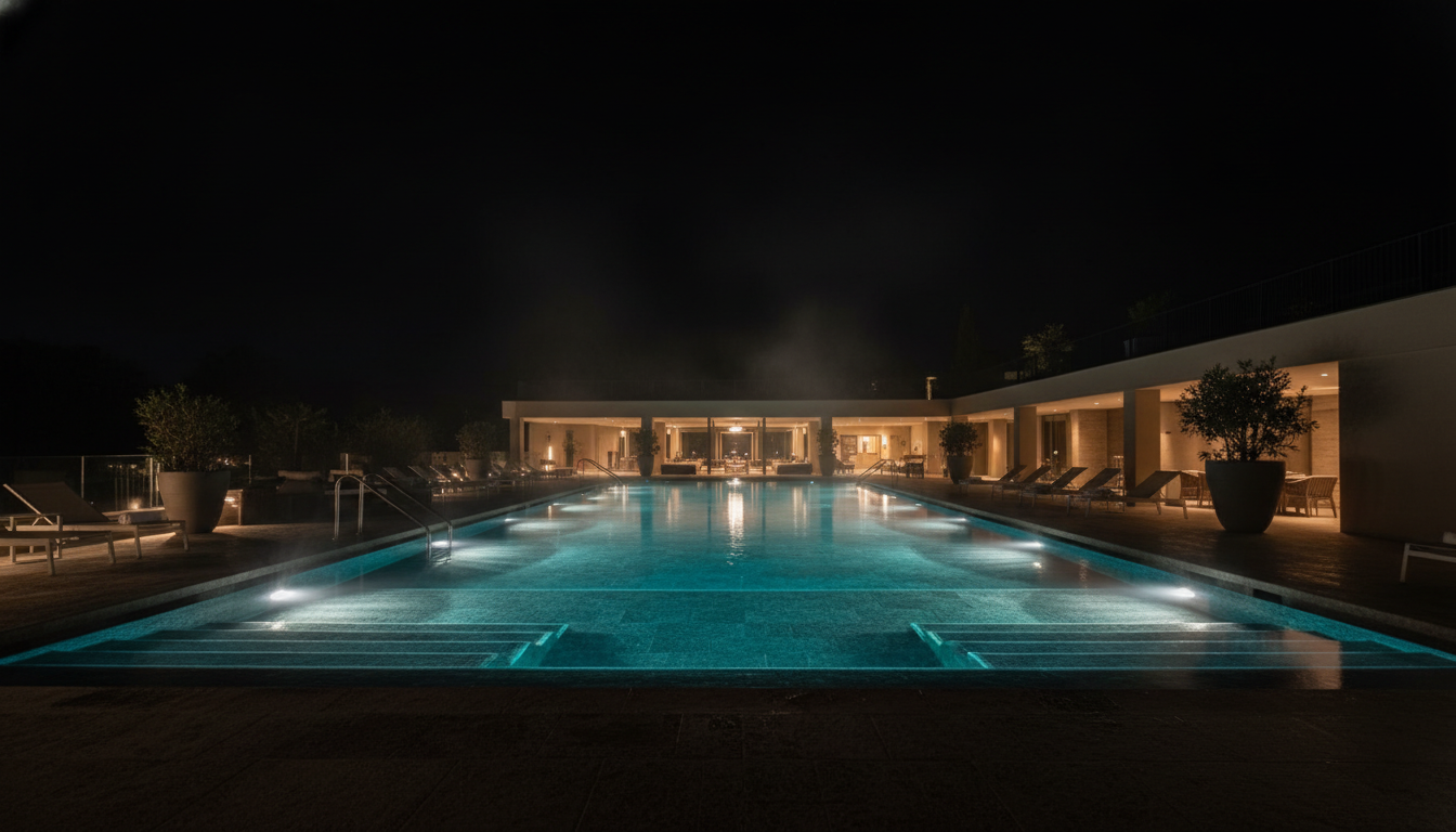 Evening Spa / Pool Glow